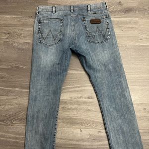 Wrangler blue jeans